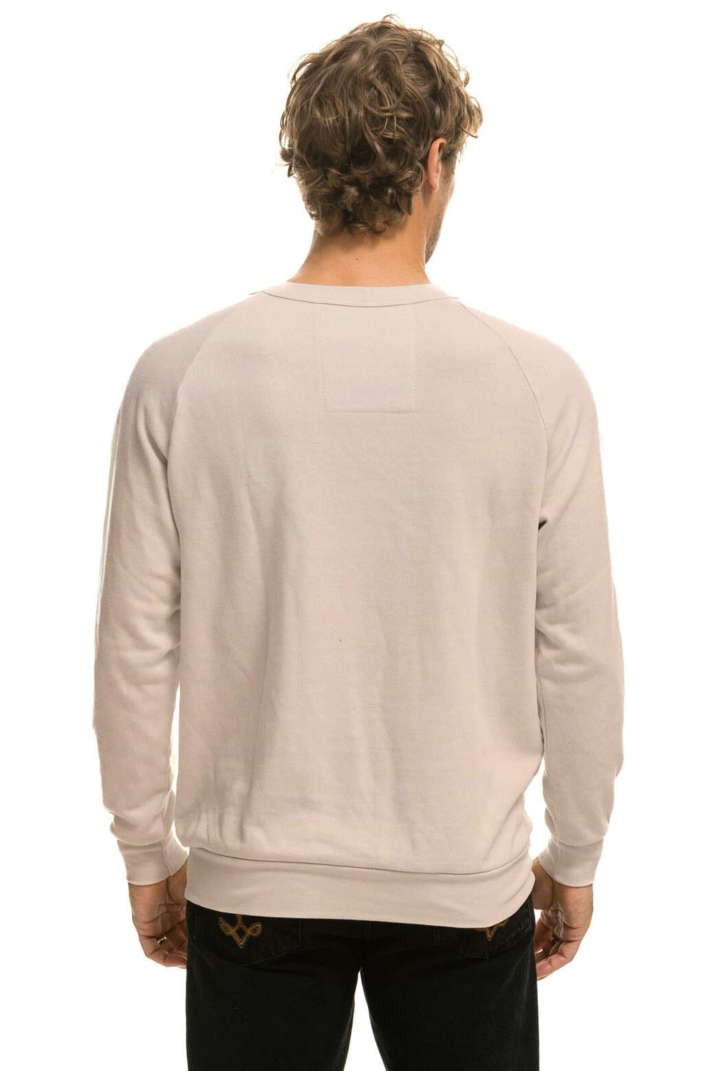 BOLT CREW SWEATSHIRT - SAND // MOCHA - Image 3