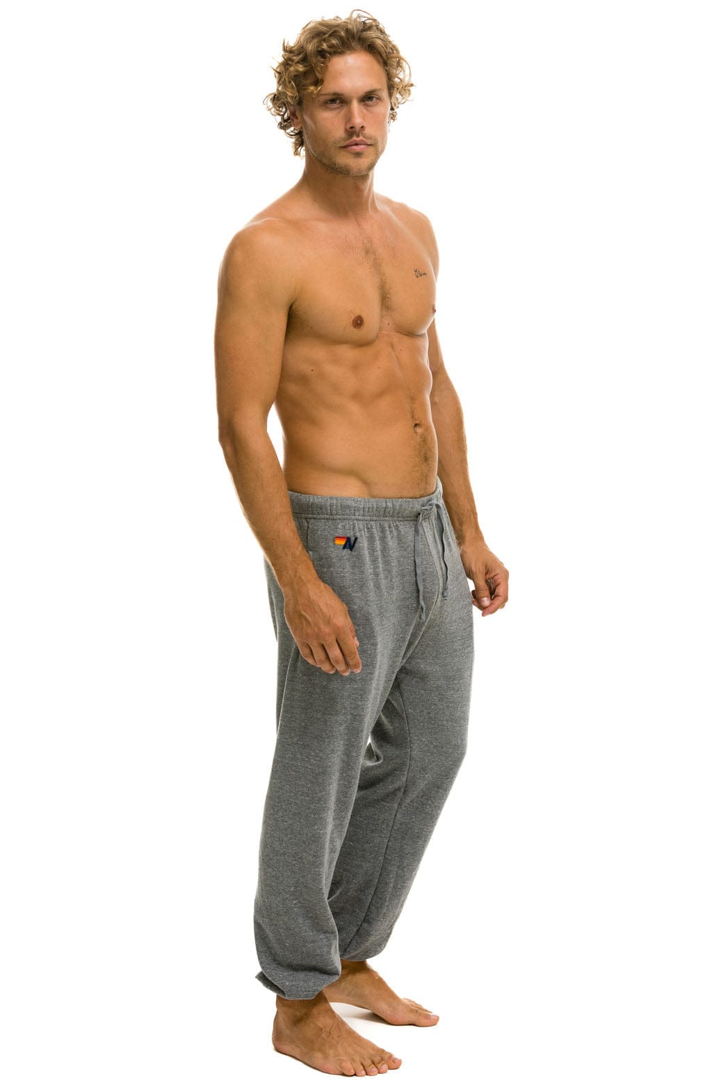 BOLT SWEATPANTS - HEATHER GREY - Image 4