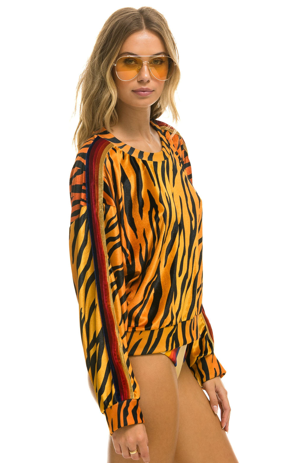CLASSIC VELVET RELAXED SWEATSHIRT - TIGER - Image 7
