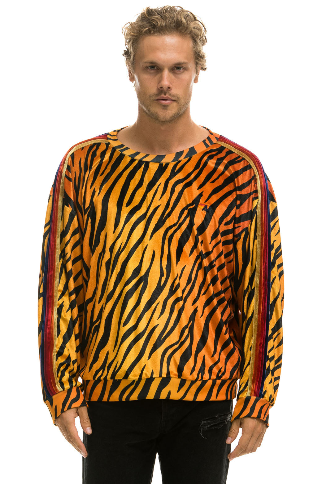 CLASSIC VELVET RELAXED SWEATSHIRT - TIGER - Image 2