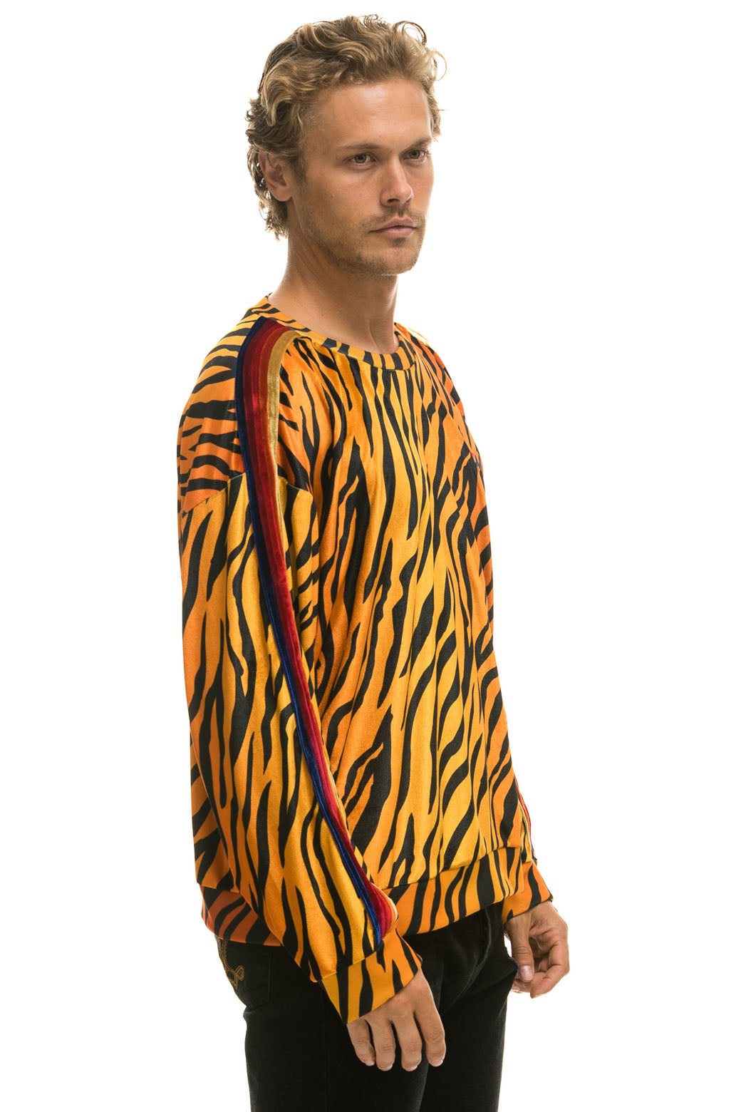 CLASSIC VELVET RELAXED SWEATSHIRT - TIGER - Image 6