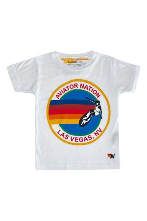 KID'S AVIATOR NATION LAS VEGAS TEE - WHITE