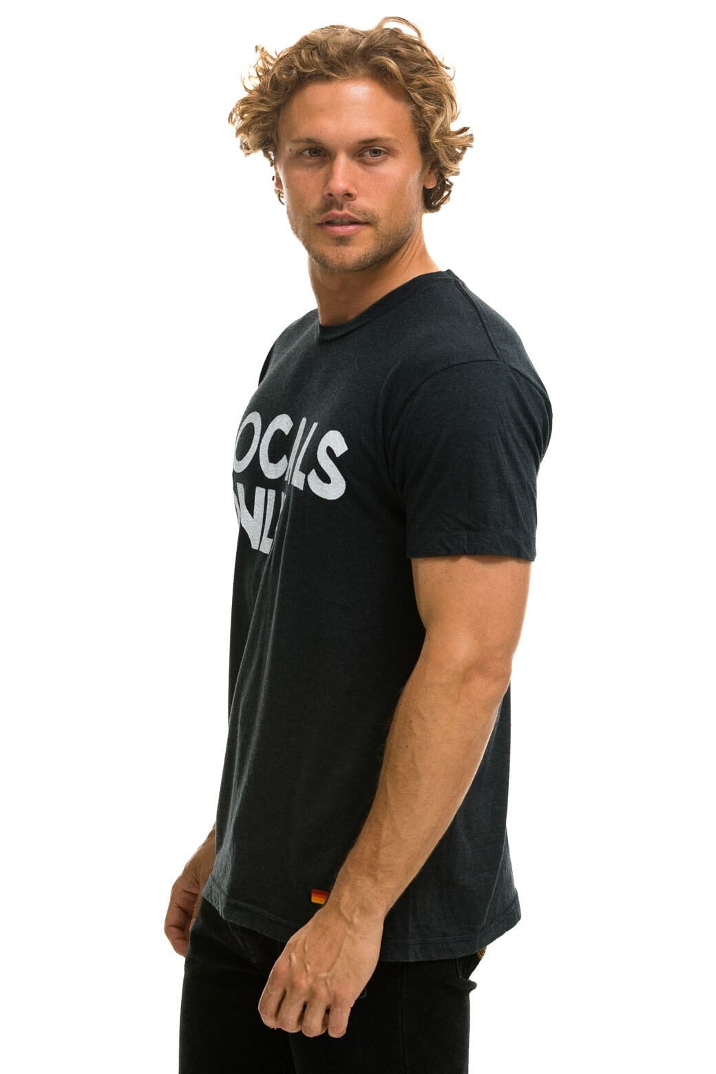 LOCALS ONLY TEE - CHARCOAL - Image 3