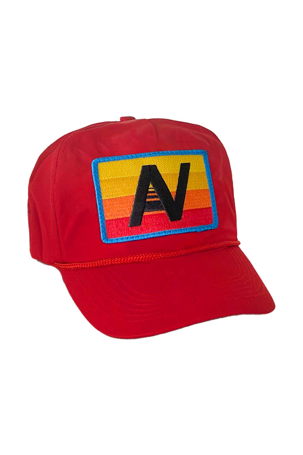 LOGO RAINBOW - VINTAGE NYLON TRUCKER HAT - Image 4