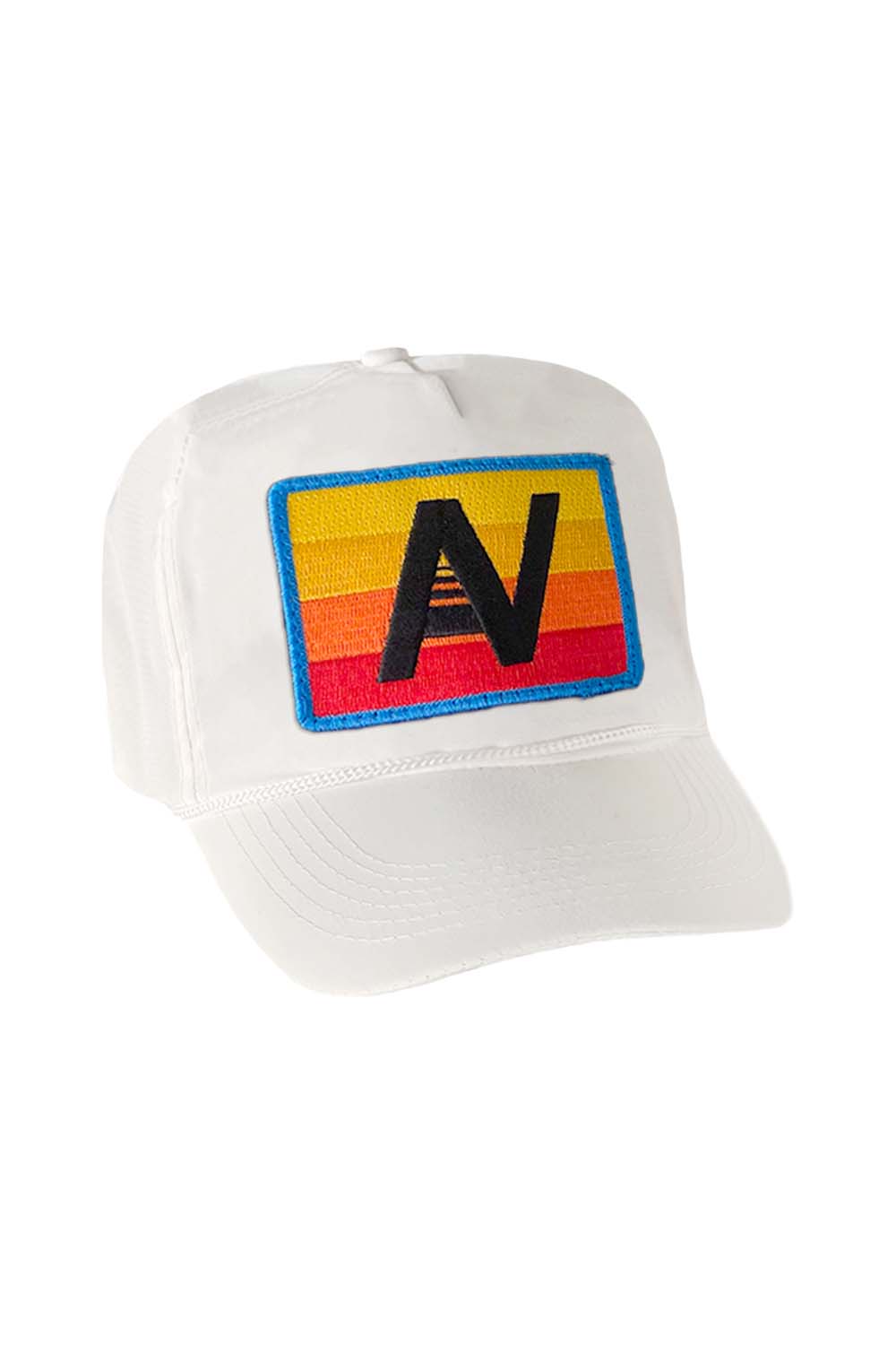 LOGO RAINBOW - VINTAGE NYLON TRUCKER HAT - Image 6