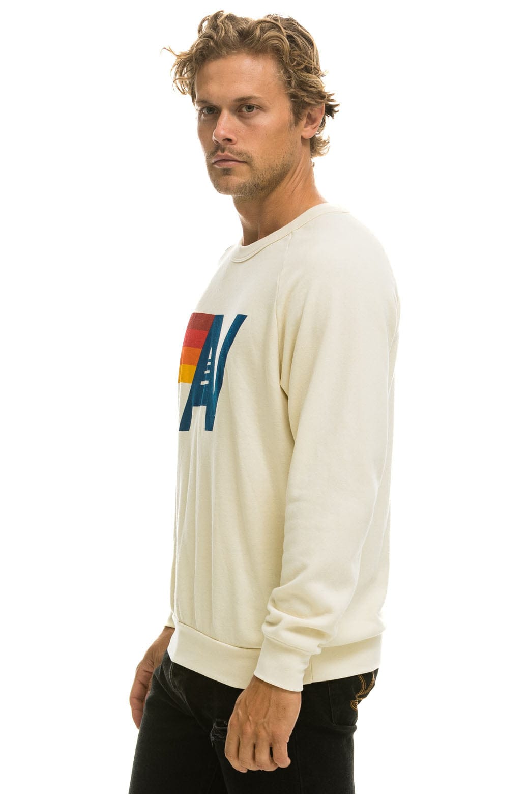 LOGO SWEATSHIRT - VINTAGE WHITE - Image 4