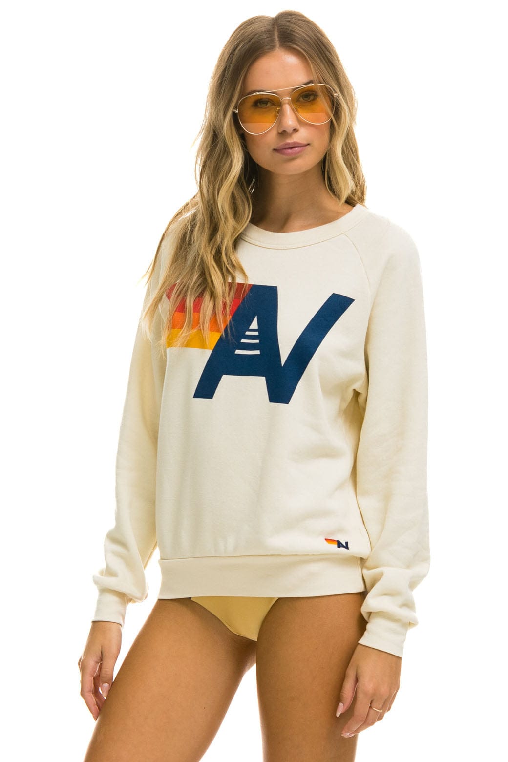 LOGO SWEATSHIRT - VINTAGE WHITE - Image 3