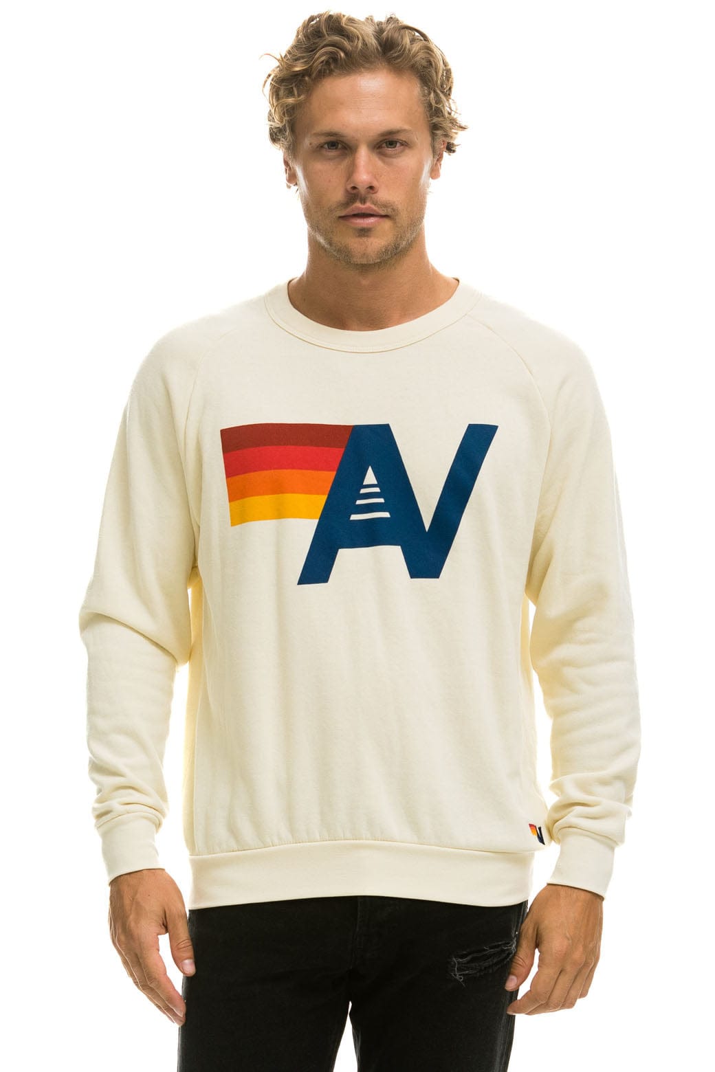LOGO SWEATSHIRT - VINTAGE WHITE - Image 2