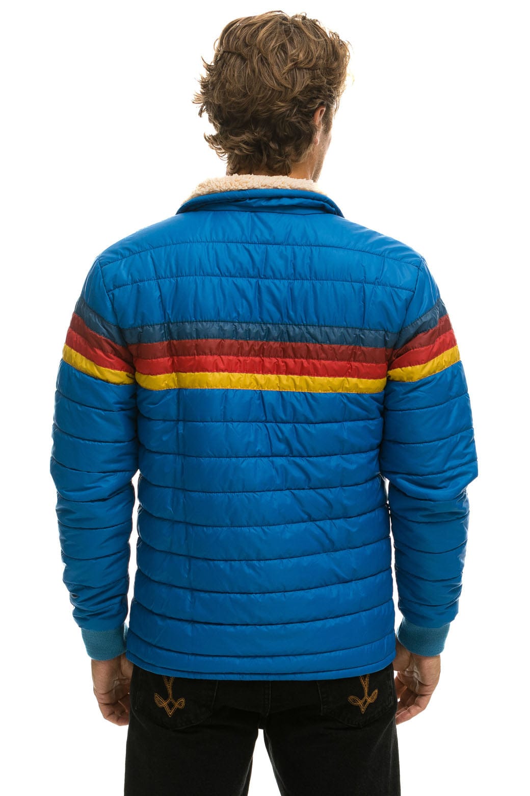 4 STRIPE JACKET - SNORKEL BLUE - Image 5
