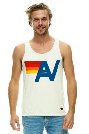 MEN'S LOGO TANK - VINTAGE WHITE