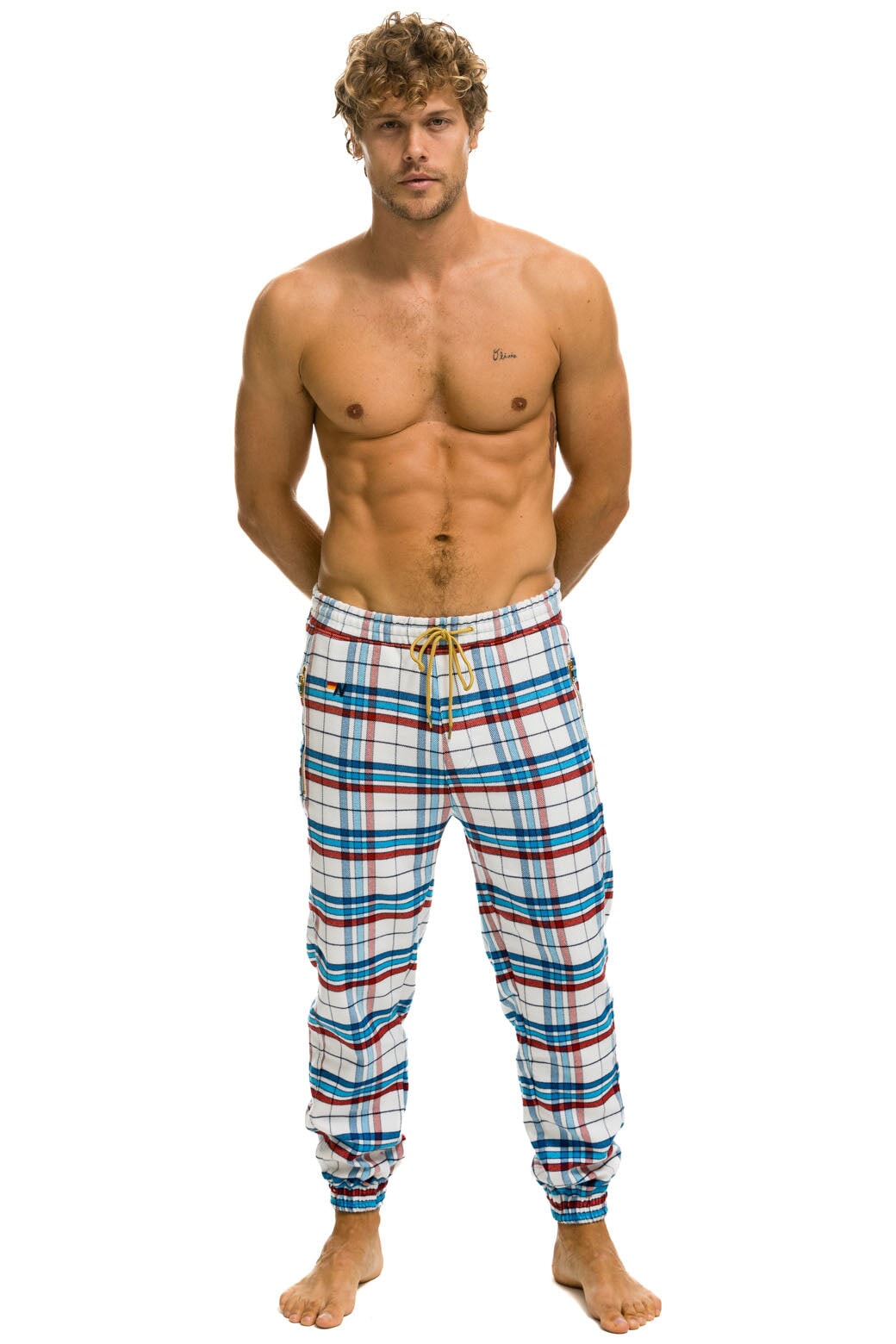 UNISEX PLAID LODGE PANT - MONTAUK PLAID - Image 2