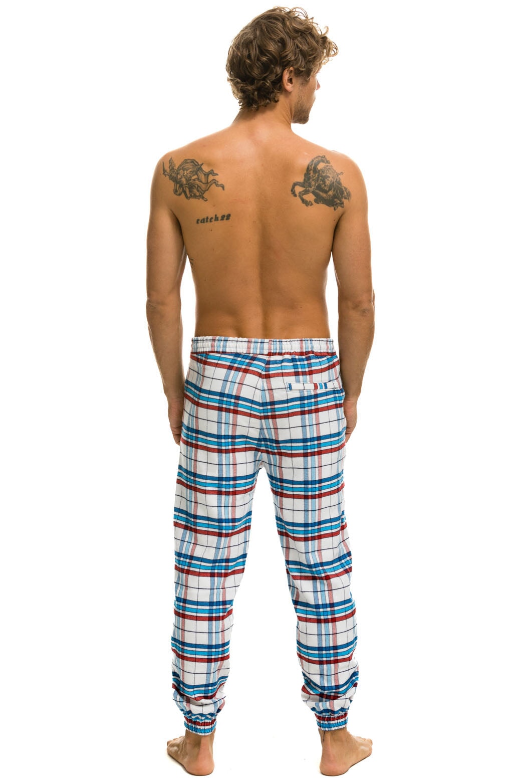 UNISEX PLAID LODGE PANT - MONTAUK PLAID - Image 8