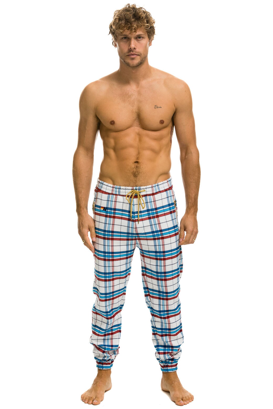 UNISEX PLAID LODGE PANT - MONTAUK PLAID - Image 9