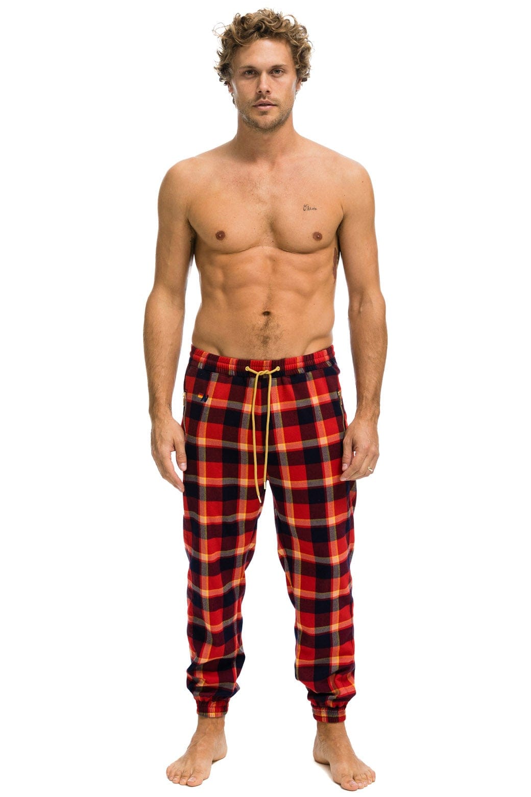 UNISEX PLAID LODGE PANT - RUGBY PLAID - Image 2