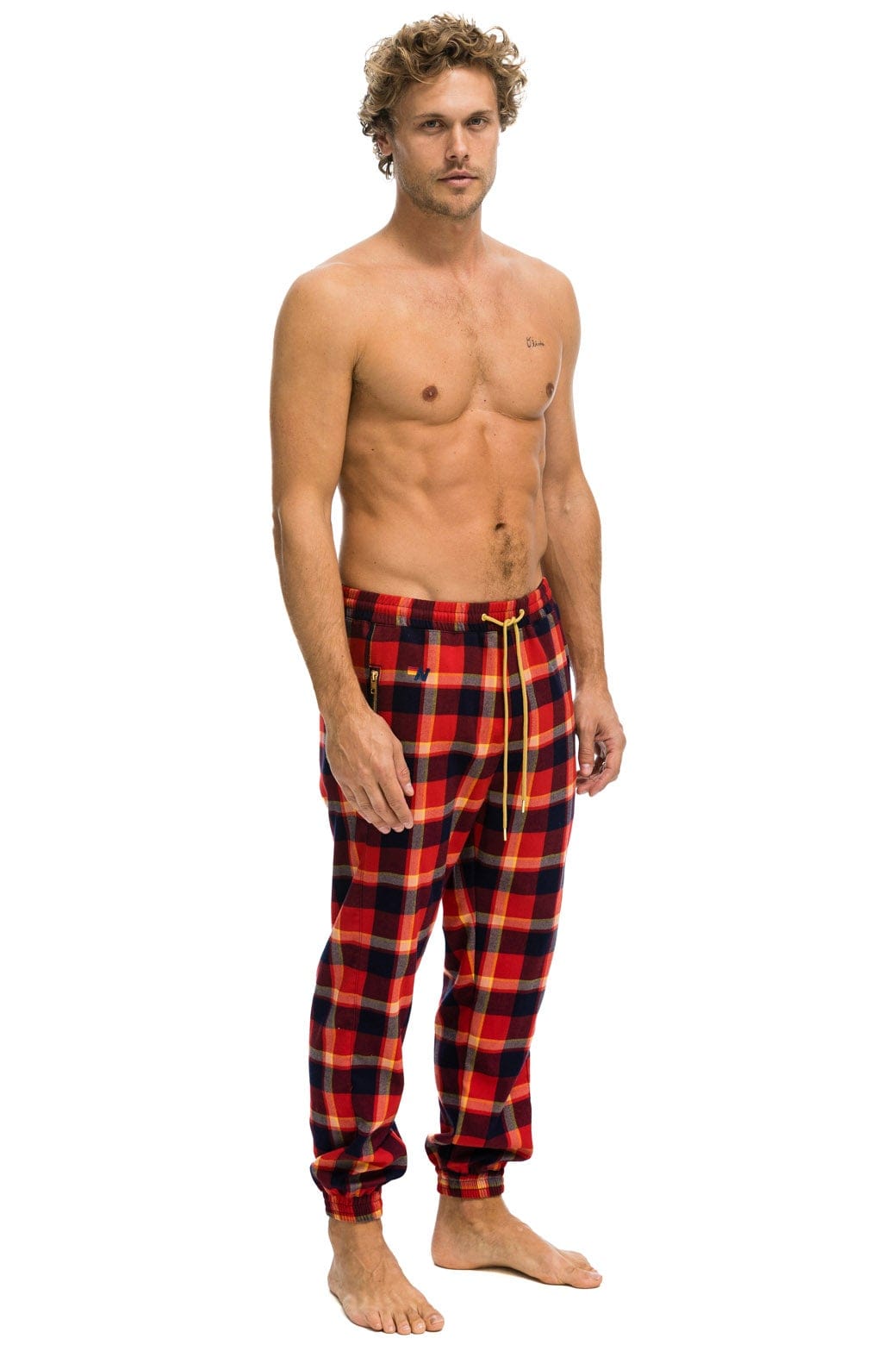 UNISEX PLAID LODGE PANT - RUGBY PLAID - Image 6