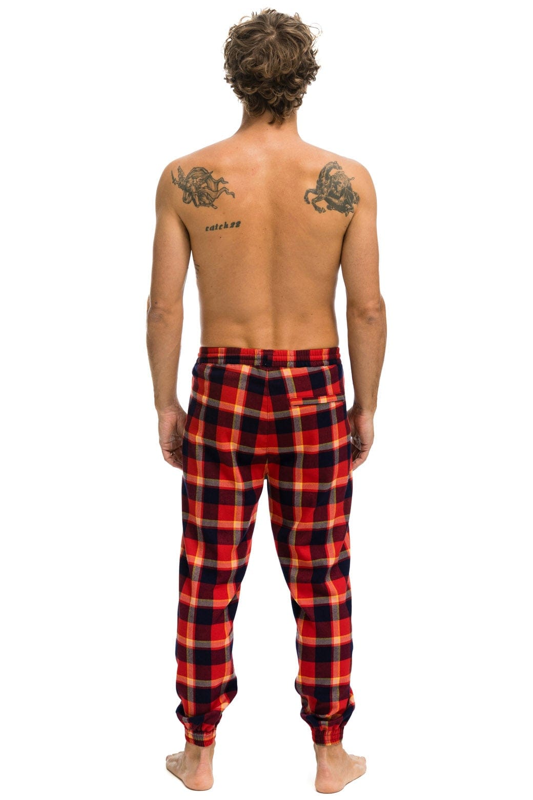 UNISEX PLAID LODGE PANT - RUGBY PLAID - Image 8