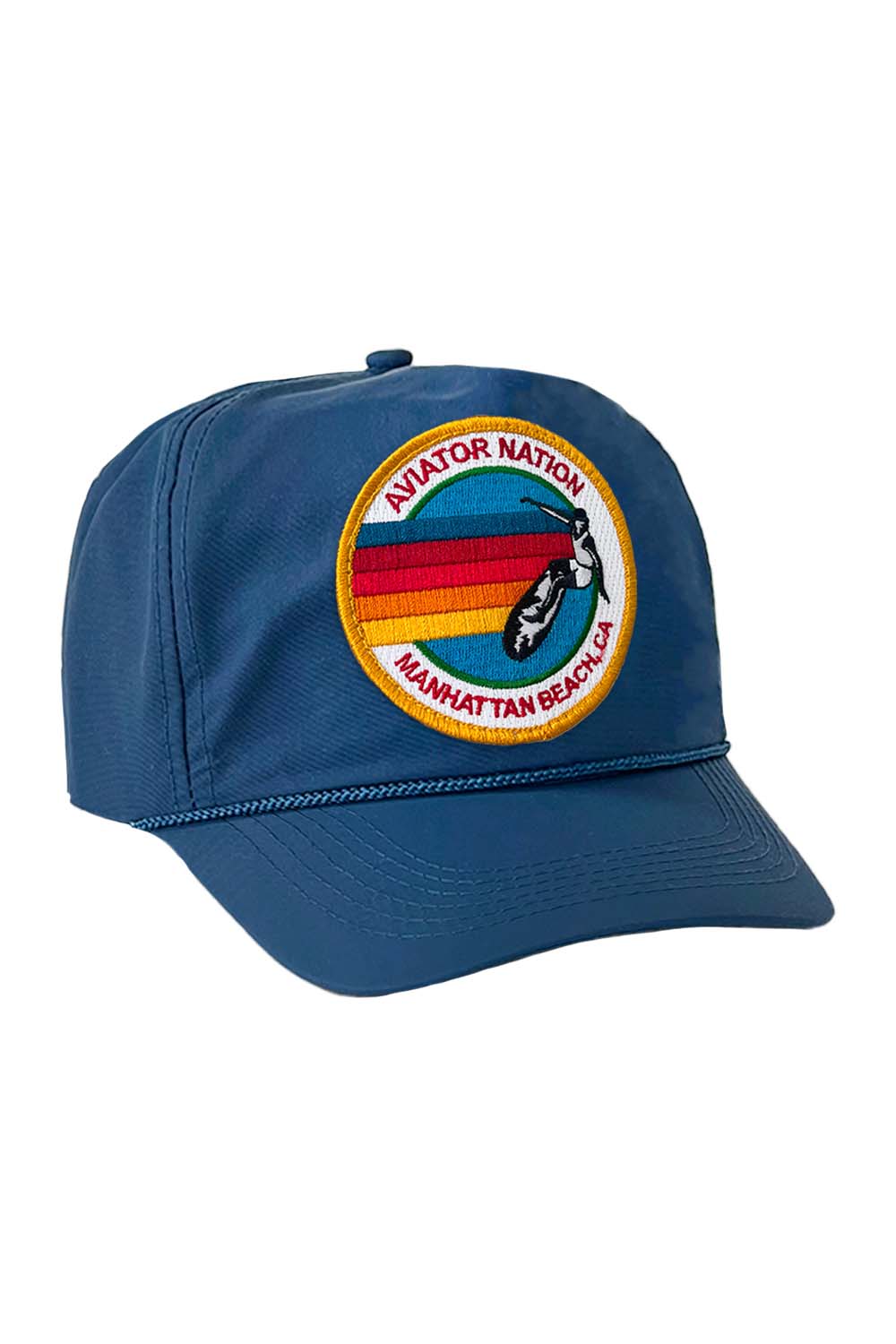 SIGNATURE MANHATTAN BEACH VINTAGE NYLON TRUCKER HAT - Image 3