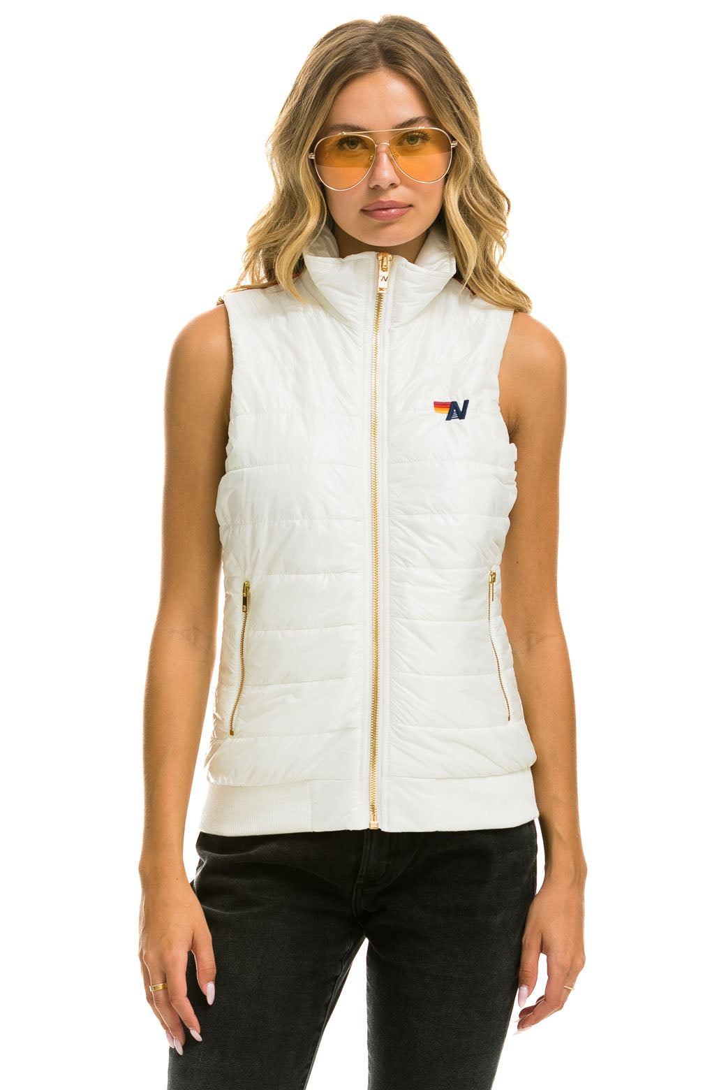 SUNBURST VEST - GLOSSY WHITE - Image 2